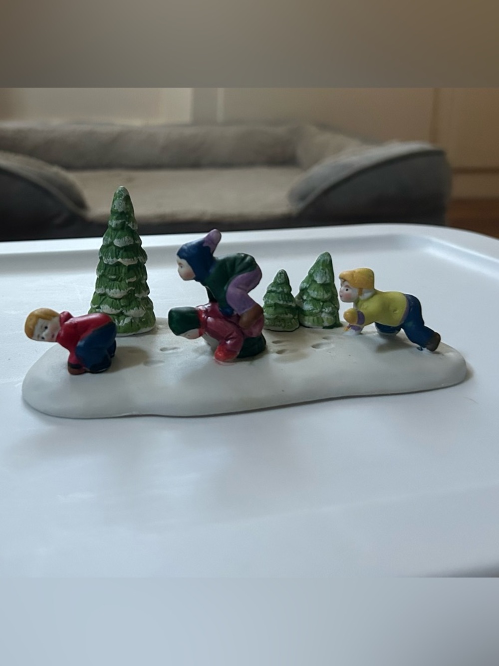 Lemax Porcelain Leap Frog Toy (1996)